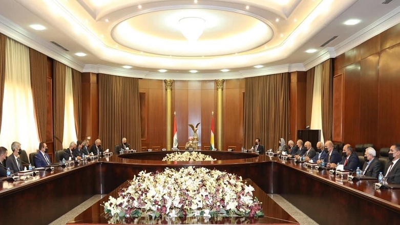 دیدار پرزیدنت بارزانی با هیئتی از شورا ملی کوردهای سوریە